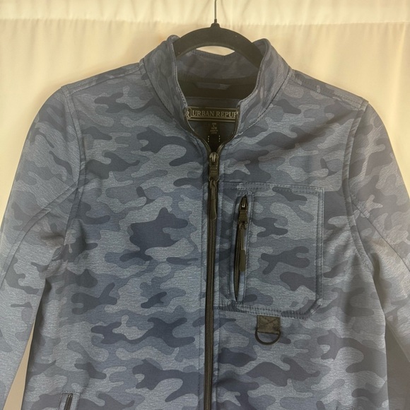 NWT Urban Republic Camo Fleece Lined Jacket Boy's Size L Pockets Zip Front - Picture 2 of 11